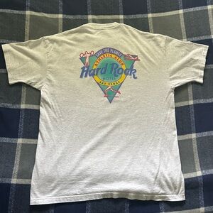 Vintage 90s Black Hard Rock Cafe Anvil T-Shirt